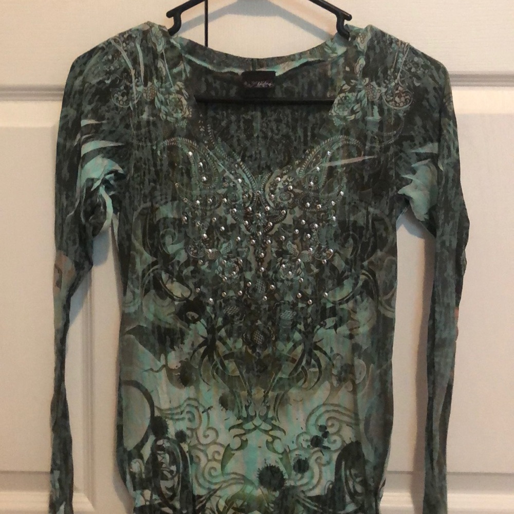 Green DayTrip Long Sleeve VNeck